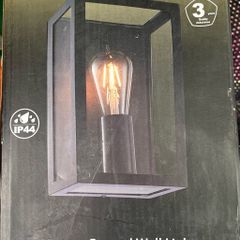2 Brand New Outdoor Wall Lights (black) all Boxed
