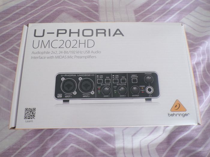 Behringer U-Phoria UMC202HD USB Audio Interface