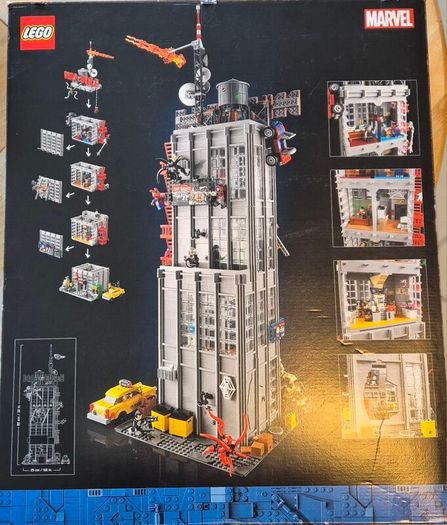 Lego 76178 Daily Bugle, box, all figures,