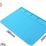 Heat Insulation Silicone Pad Desk Work Mat Tool For Soldering Iron Phone Repair Image 2