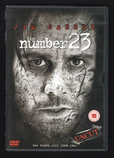 The Number 23 DVD Movie staring Jim Carrey, Virginia Madsen and Logan Lerman
