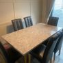 grey marble table Image 5