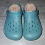Brand New M&S Unisex Crocs With Cosy Fur Lining - Colour - Dusted Aqua - Size - U.K.12 - RRP - 10.00 - Sterling - 13.99 - Euro Image 6