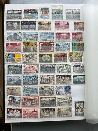 Stamps album LUXEMBURG