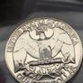 USA United States Silver Proof 1964 Washington Quarter 25 Cent Image 3