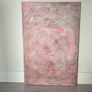 Pink and gray abstract painting Image 3