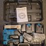 Cordless Brad Nailer Staple Gun for Makita 18V, 2 Batteries, Charger, Case + 1000 Nails Image 2