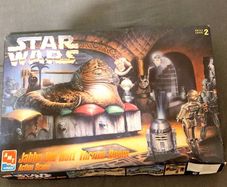 Vintage Star Wars Jabba The Hutt Throne Room Action Scene Amt Ertl Model Kit Return Of The Jedi 1995 Luke Skywalker Tatooine