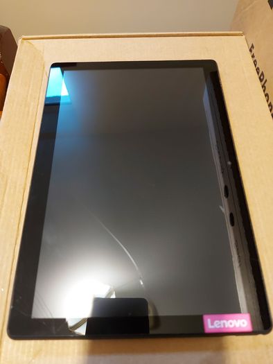 Lenovo 10.1 tablet, Model TB-X505F working perfect. The screen is cracked but doesn't affect touchscreen