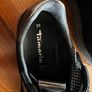 Fab TAMARIS Black Suede FlatForm trainers SIZE 39 Image 6