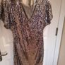 Silver sequined dress Image 2