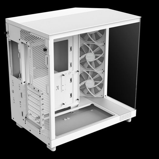 Nzxt H6 Flow Compact Dual Chamber pc case only with Box