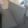 Grey click-clack sofa bed Image 2