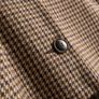 Brown Houndstooth Patch Pocket Short Cropped Jacket - Size XS (BNWT) Image 2