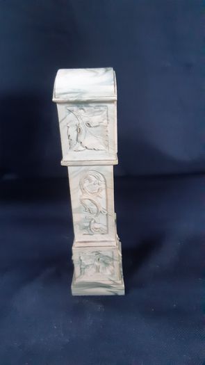 Aynsley Portland ware miniature grandfather clock