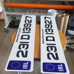 3d gel number plates