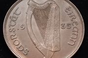 [#2641] - Ireland 1935 | Irish 1d | Irish One Penny  | KM.3 | High Grade