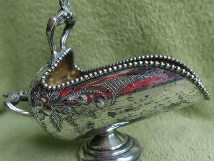 Vintage Silver Plate Sugar Scoop