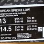 Air Jordan Spizike Low Blue Void uk 12 Image 3