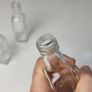 225 - Set of 3 Vintage Cork Distilleries Company Clear Glass Decorative Collectible Whiskey Vodka Bottles Image 7