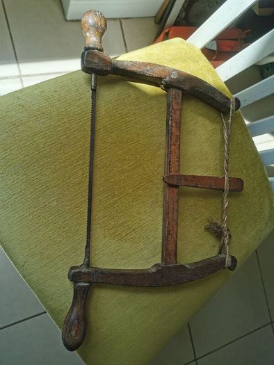 Antique Wooden Bow Saw