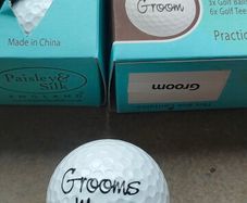 Groomsmen golf balls