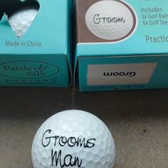 Groomsmen golf balls