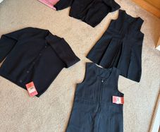 Navy and blue uniform