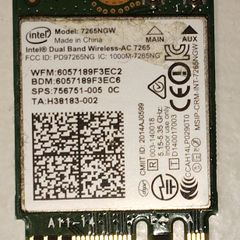 Free Post - Dual Band Wireless-ac 7265 (7265ngw) M2 Wifi Card