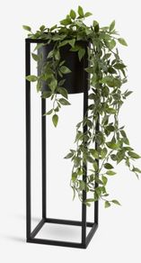 Plant pot W15xL15xH50cm black