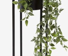 Plant pot W15xL15xH50cm black