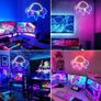 Game Neon Light,UFO Alien Spaceship LED Neon Light Signs USB Powered 40 x 32cm with Switch Acrylic Neon Wall Light Signs for Bedroom,Living Room,Teen Boys & Grils Game Room Decor (FREE POSTAGE) Image 5