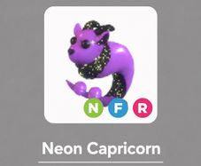 Roblox Adopt Me Pet - Neon Capricorn (NFR)