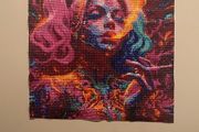 Harley Quinn smoking gem art