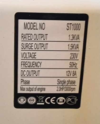 Kraft & Dele Portable Petrol Power Generator