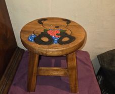 Wooden Kids Stool