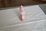 Agate obelisk pink colour