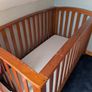 Mamas and Papas Convertible Cotbed / Toddler Bed / Daybed (Used / Solid Wood) Image 2