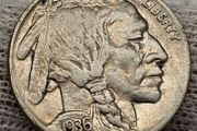 USA United States 1936 Indian Head Buffalo Nickel 5 Cent Very Nice Grade