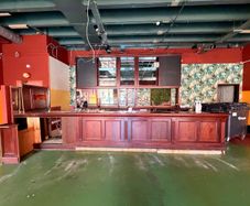 hardwood bar