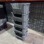5x open front storage boxes Image 2