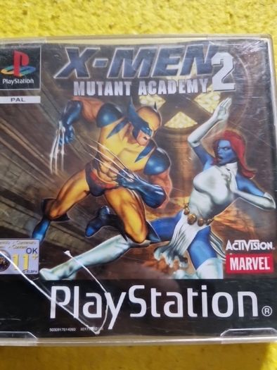 X Men Mutant Academy 2 PlayStation1 Ps1 PlayStation2 Ps2 games Original