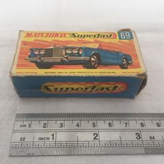 Matchbox Superfast. No. 69. Rolls Royce silver shadow box.