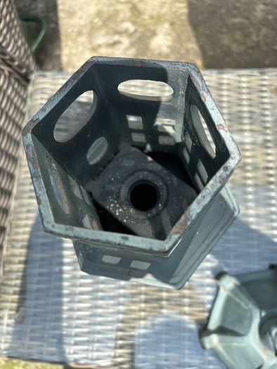 Antiqued Metal Lantern
