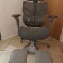 HINOMI X1 High-end Ergonomic Office Chair with 3D Adjustable Lumbar Support/ 4 Panel Backrest/ 6D Armrest and Legrest (Grey, Large) Image 4