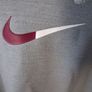 Nike hoodie grey with pink Image 2