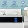 Molblly Double Mattress 8 INCH Memory Foam Mattress Breathable Mattress Medium Firm with Soft Fabric Fire Resistant Barrier Skin friendly Durable 4f6 Double bed Mattress 135x190x20cm Image 4