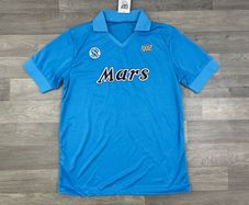 NEW Genuine Retro Reissue NR Napoli 1988/89 Diego Maradona Jersey Shirt Mens L/XL