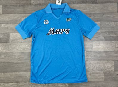 NEW Genuine Retro Reissue NR Napoli 1988/89 Diego Maradona Jersey Shirt Mens L/XL