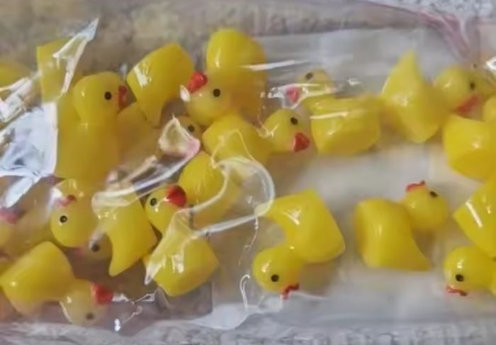 Mini resin ducks